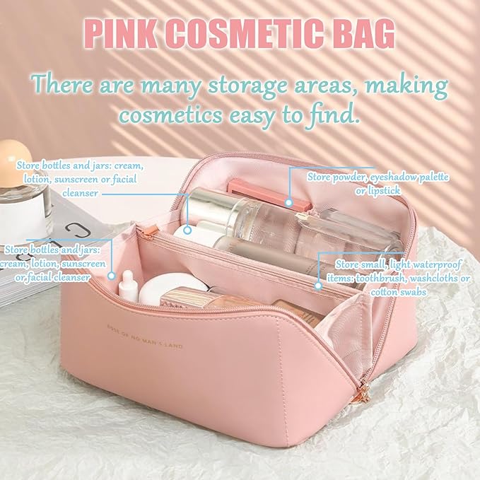 Leather Makeup pouch