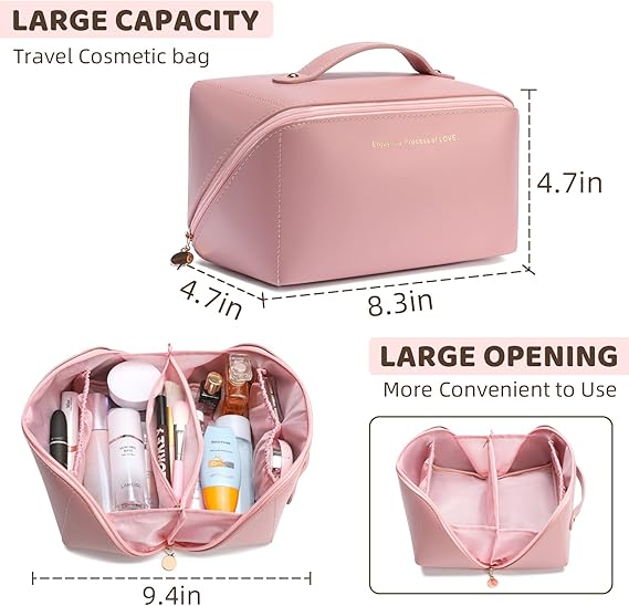 Leather Makeup pouch